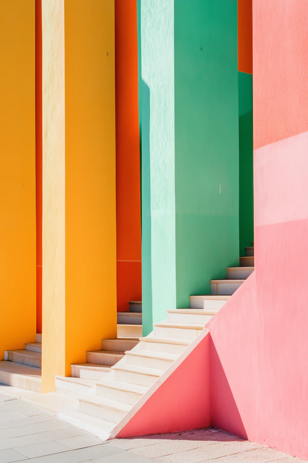 Vibrant Architectural Scene