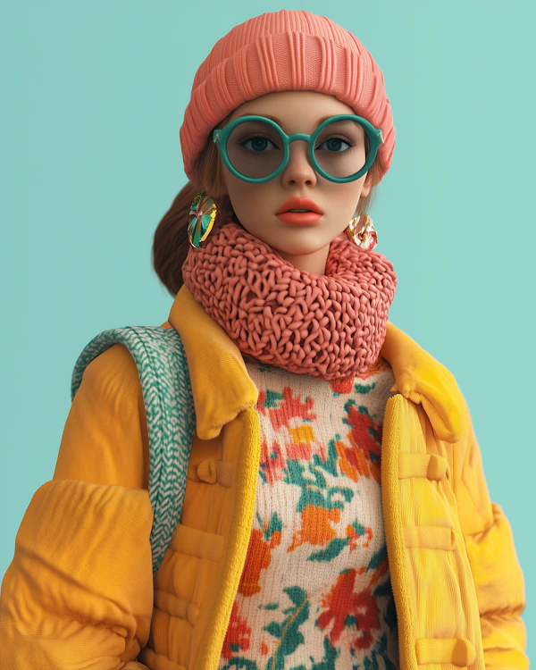 Stylized Winter Portrait