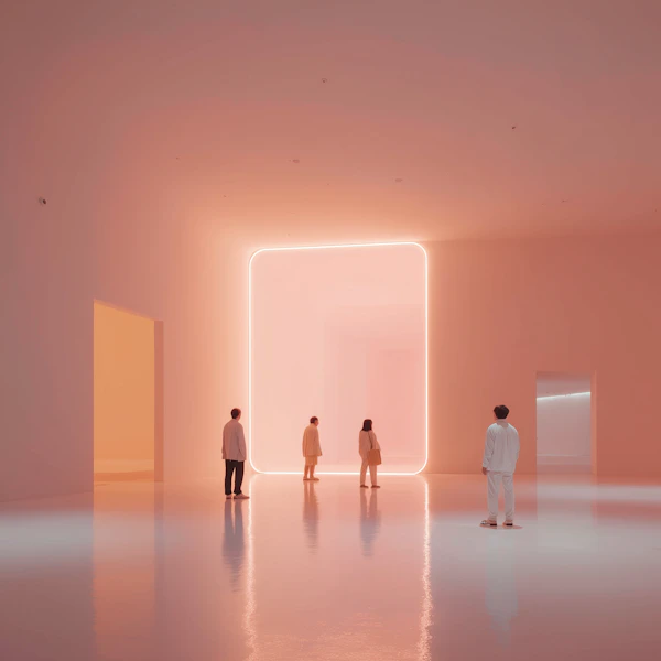 Futuristic Light Room