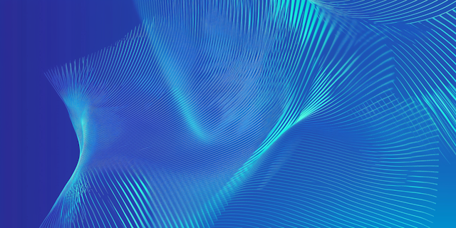 Abstract Blue Waves