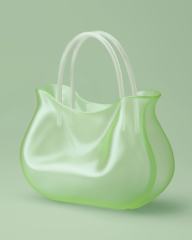 Translucent Green Handbag