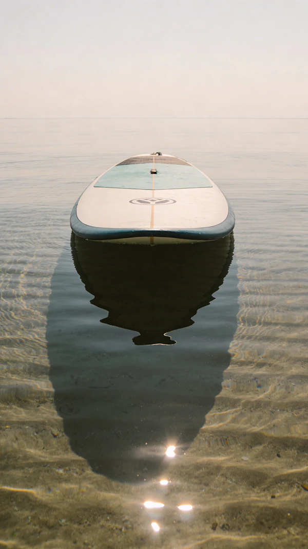 Serene Paddleboard Scene