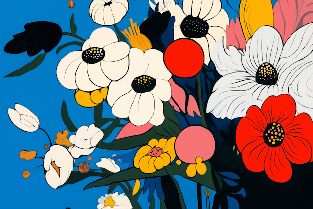 Stylized Floral Illustration