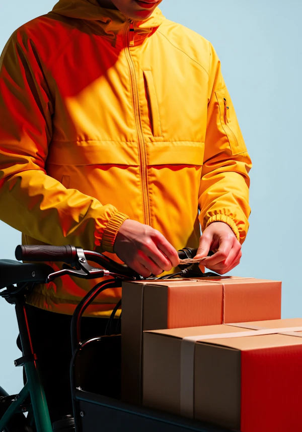 Delivery on Bicycle