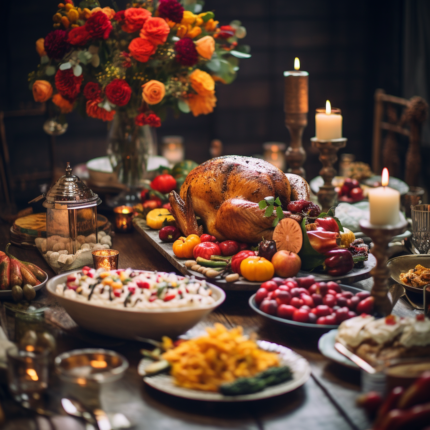 Autumnal Abundance: A Festive Thanksgiving Feast