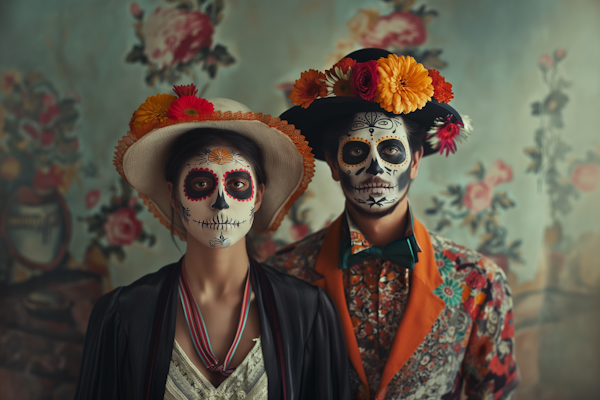 Traditional Mexican Day of the Dead Celebration