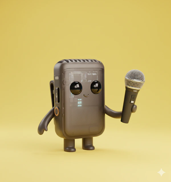 Retro Cassette Character