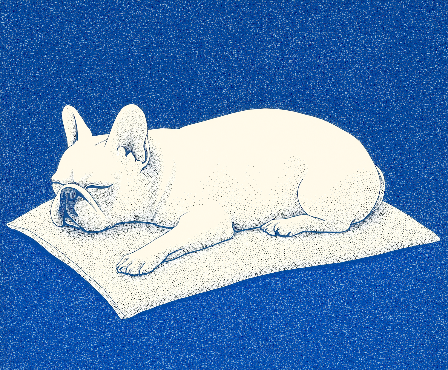 Sleeping French Bulldog