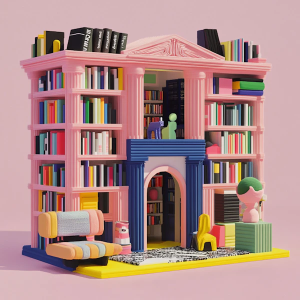 Whimsical Mini Library
