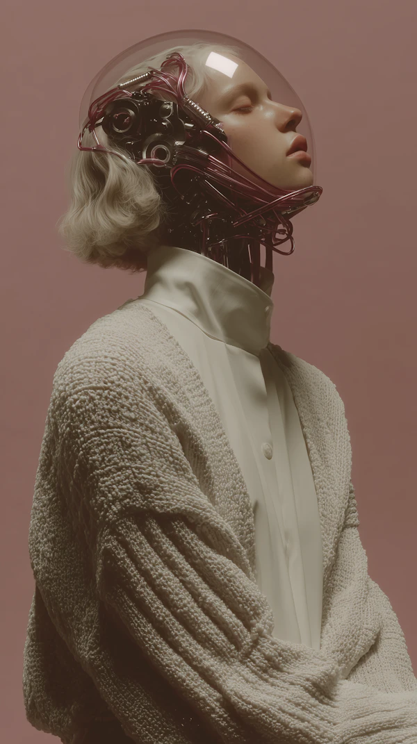 Futuristic Cybernetic Portrait