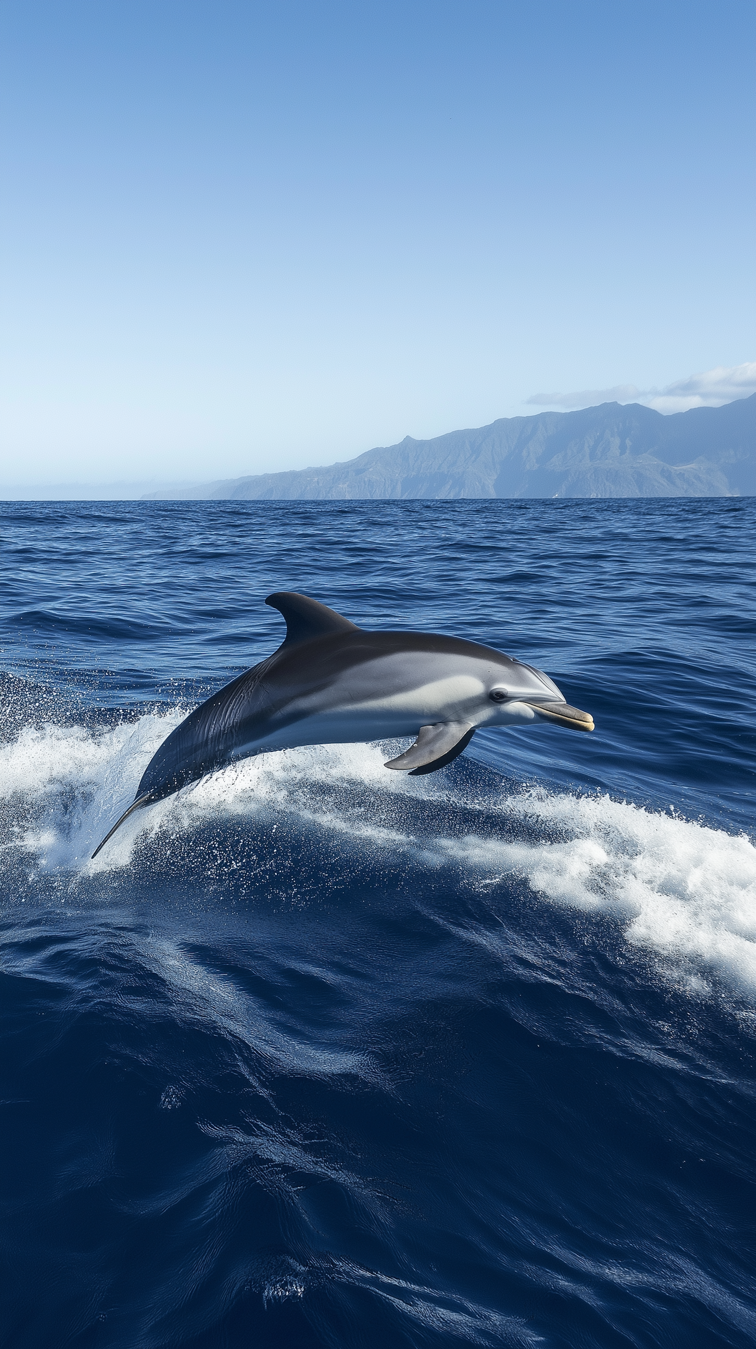 Dynamic Leap of a Dolphin