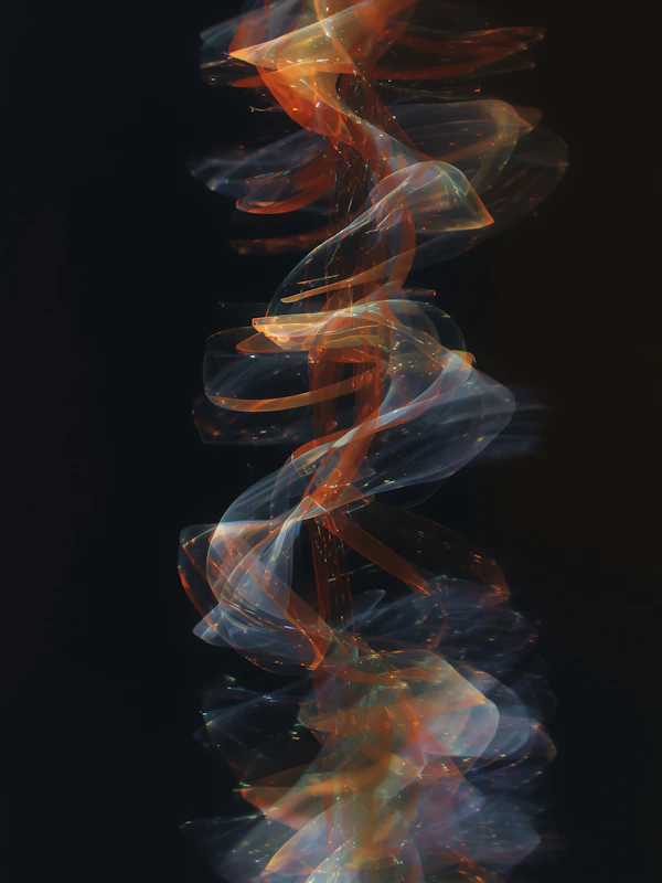 Luminous Helix Art