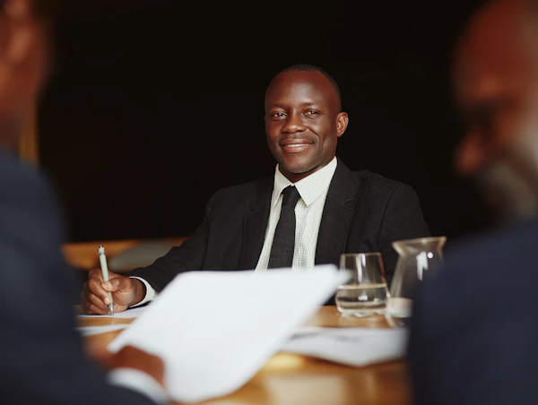 Business Meeting Focus