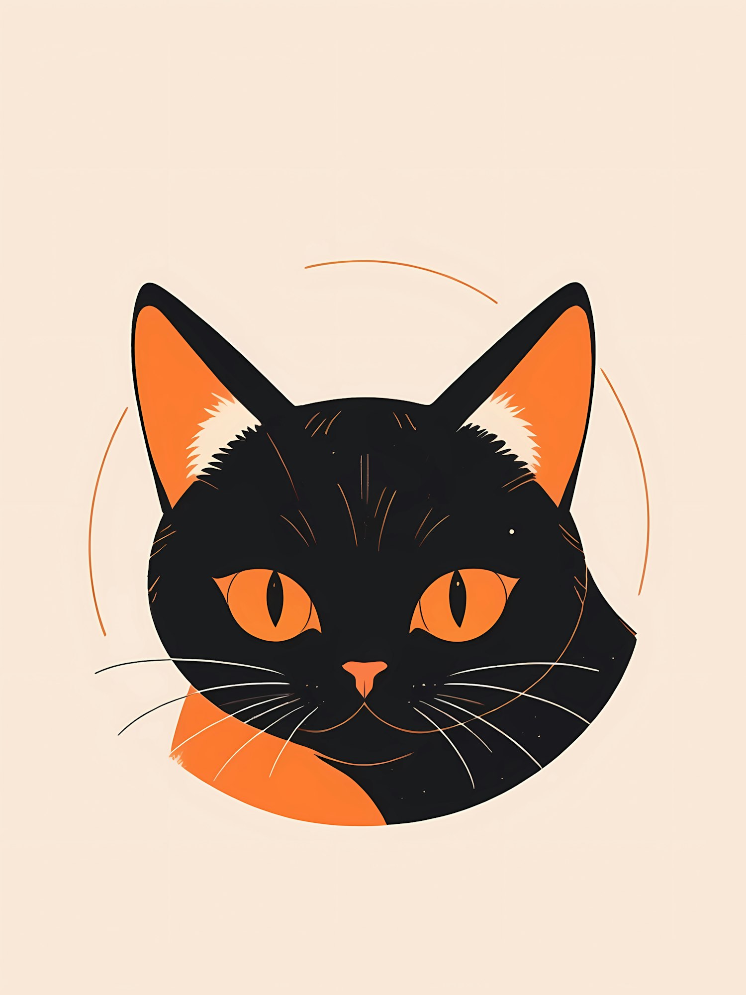 Stylized Cat Illustration