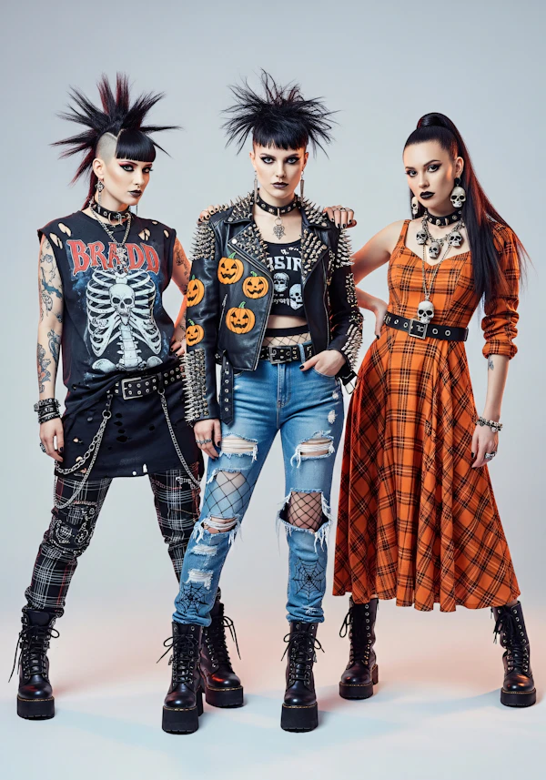Punk Fashion Trio