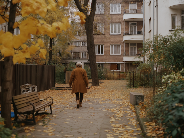 Serene Autumn Walk