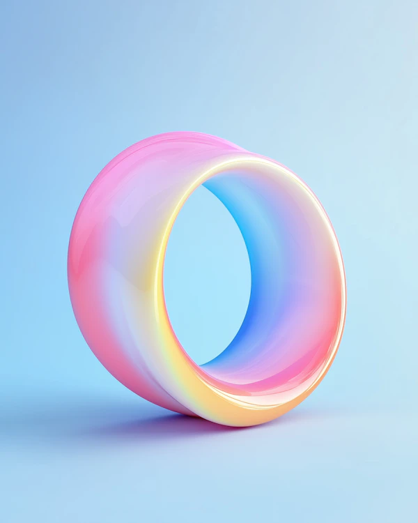 Glossy Pastel Torus