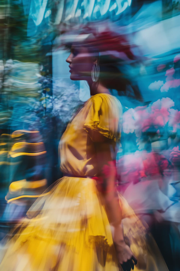Woman in Yellow Dress