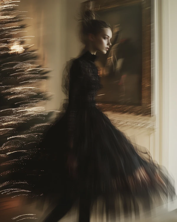 Ethereal Elegance in Motion