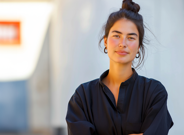 Portrait of a Confident Young Woman