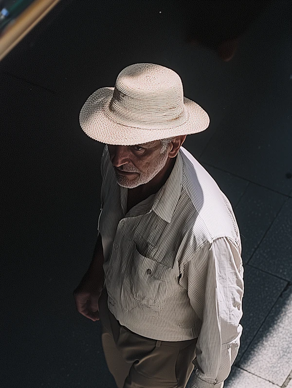 Man in Straw Hat