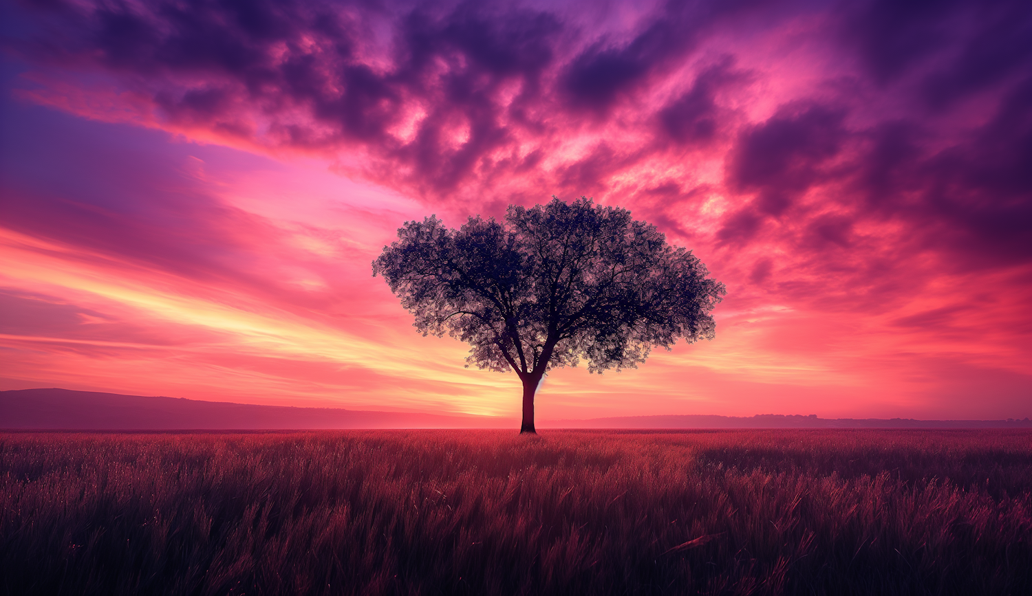 Twilight Serenity: The Resilient Tree