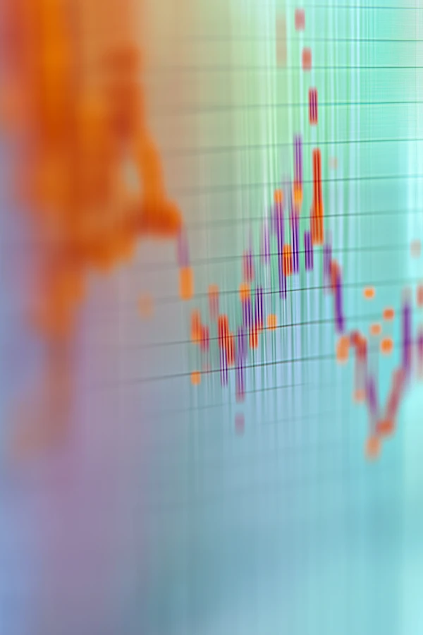 Abstract Market Chart