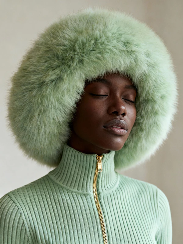 Serene Green Portrait