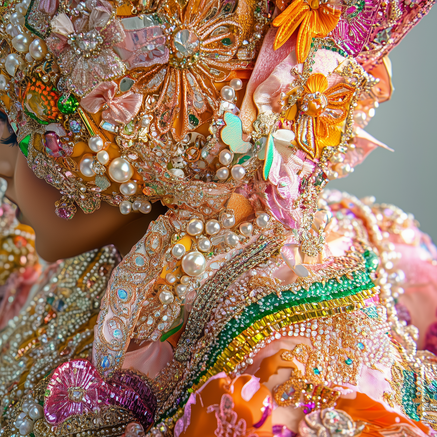 Intricately Adorned Garment