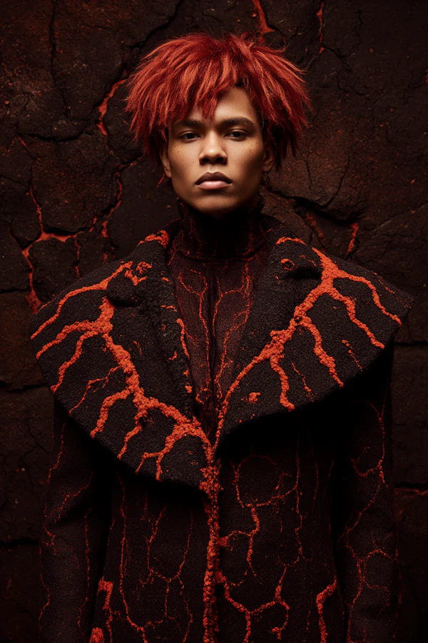Volcanic Fashion Portrait