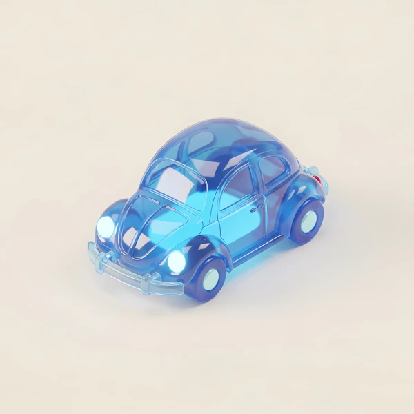 Translucent Blue Beetle