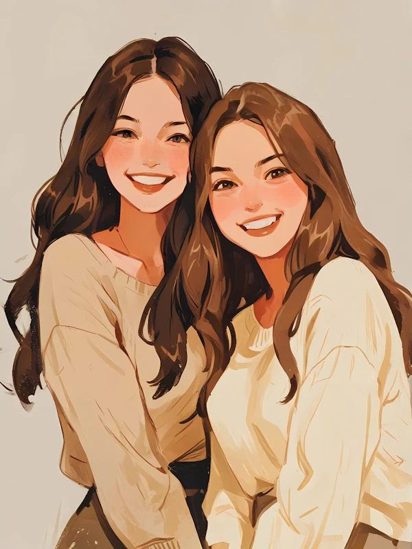 Vibrant Portrait of Joy