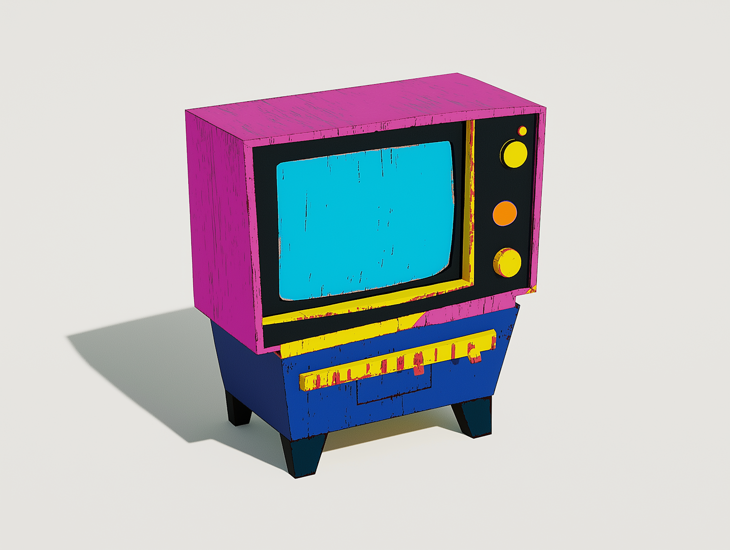 Retro TV Art