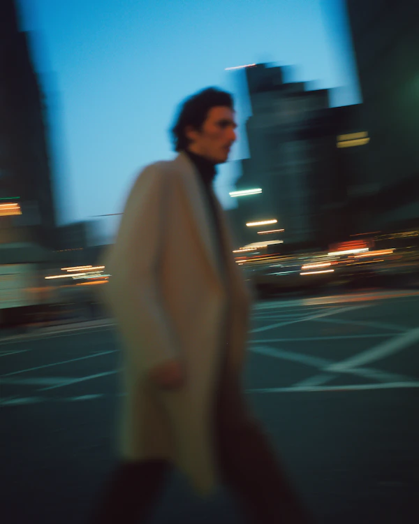 Blurred City Walker