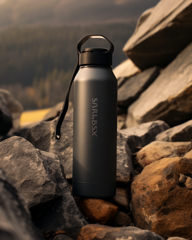 Rugged Outdoors Stainless Steel Water Bottle