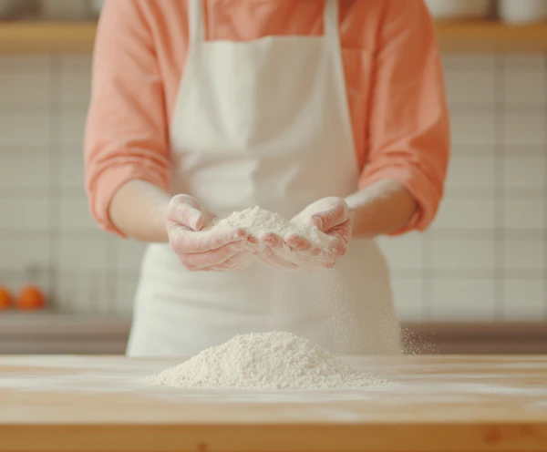 Baking Preparation in Kitchen