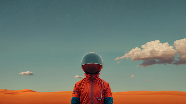 Astronaut in the Desert
