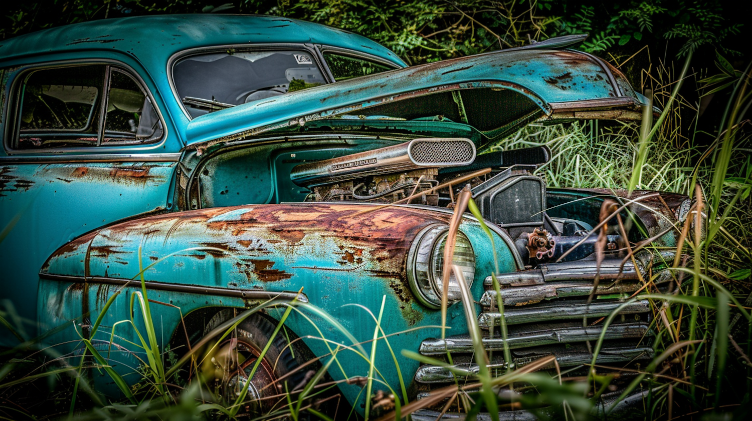 Abandoned Vintage Car