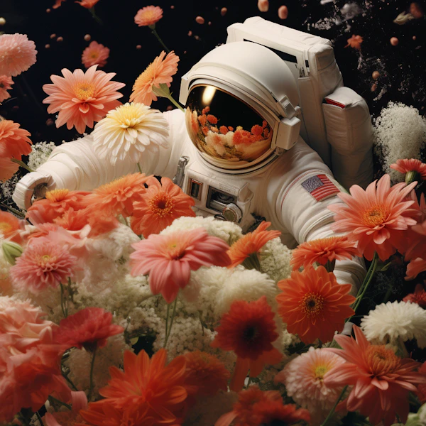 Astronaut in Bloom