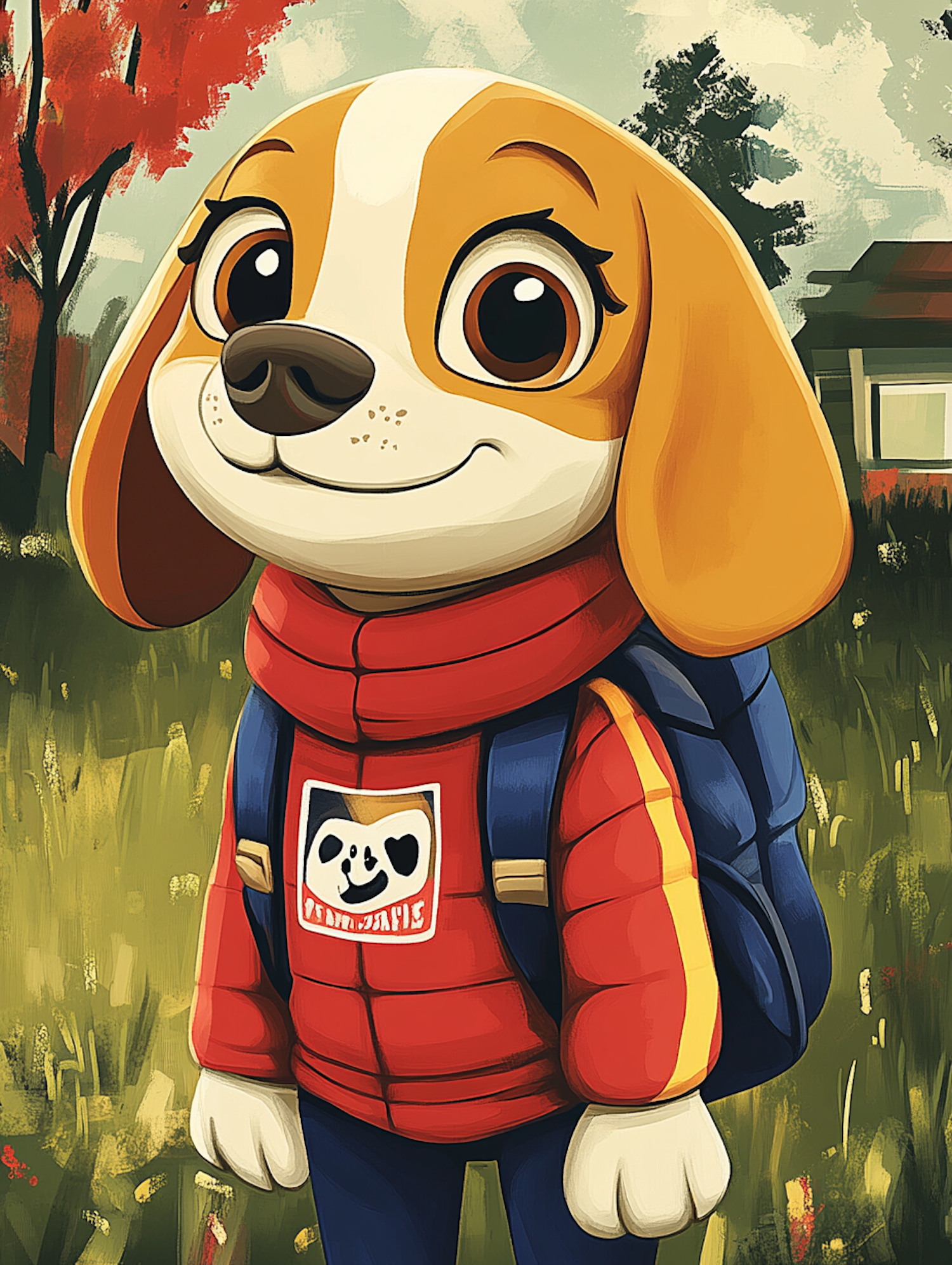 Animated Dog Adventurer