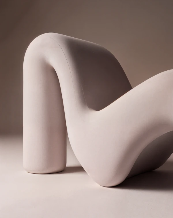 Abstract Beige Chair