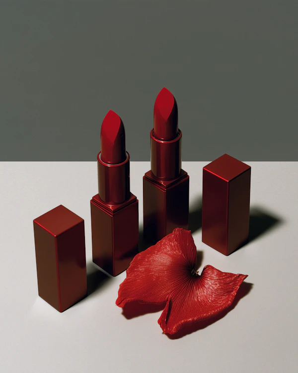 Red Lipsticks Display