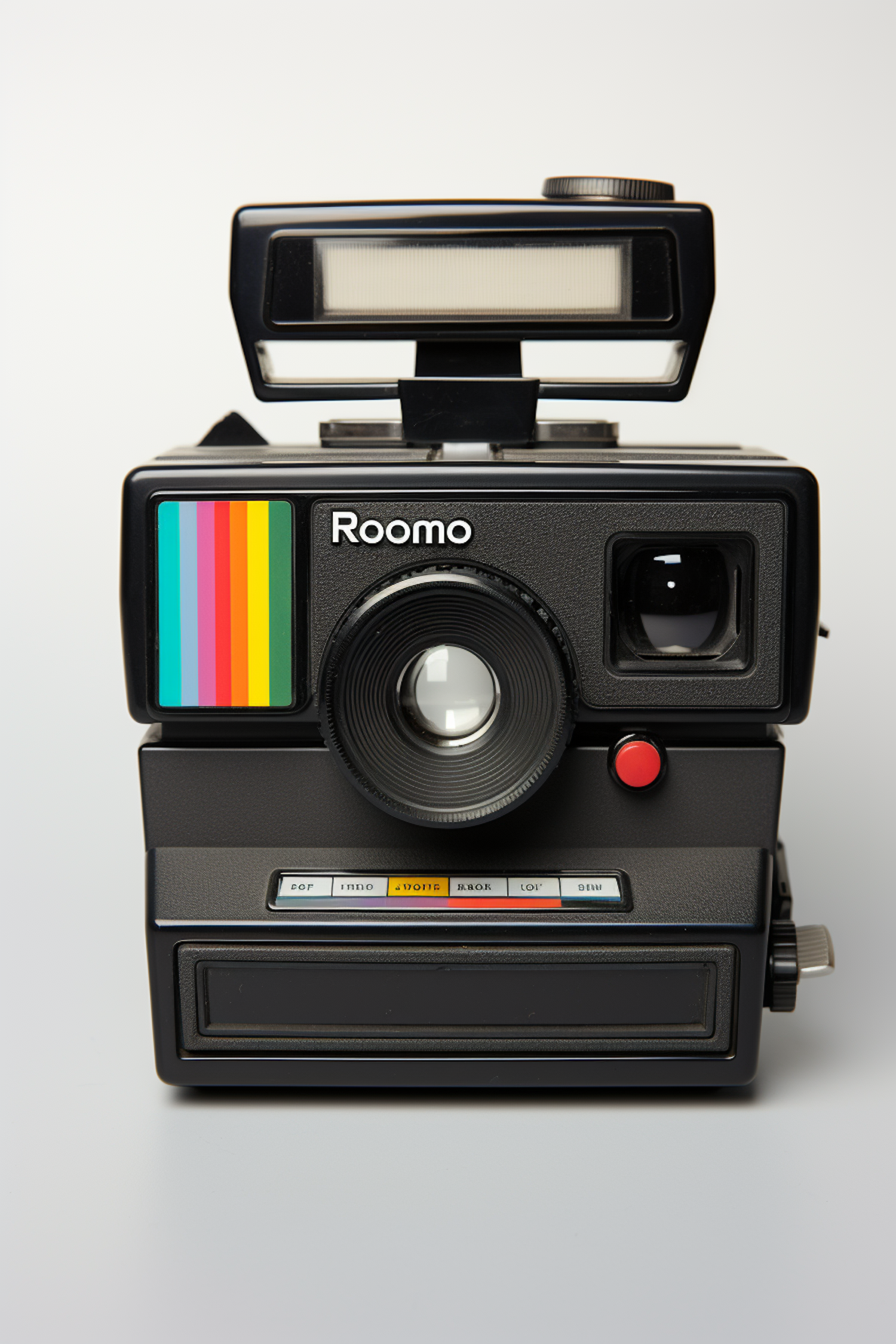 Roomo Vintage Instant Camera with Multicolored Stripe