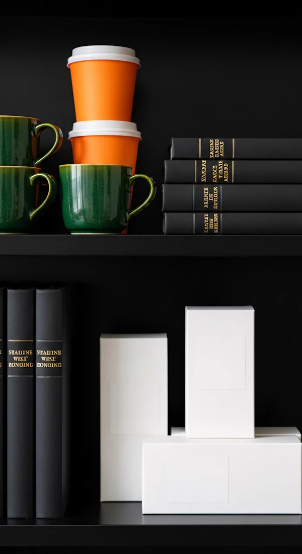 Organized Shelf Display