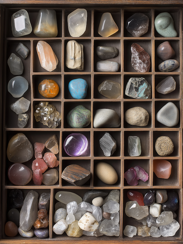 Collection of Gemstones and Minerals