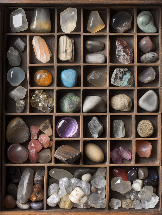 Collection of Gemstones and Minerals