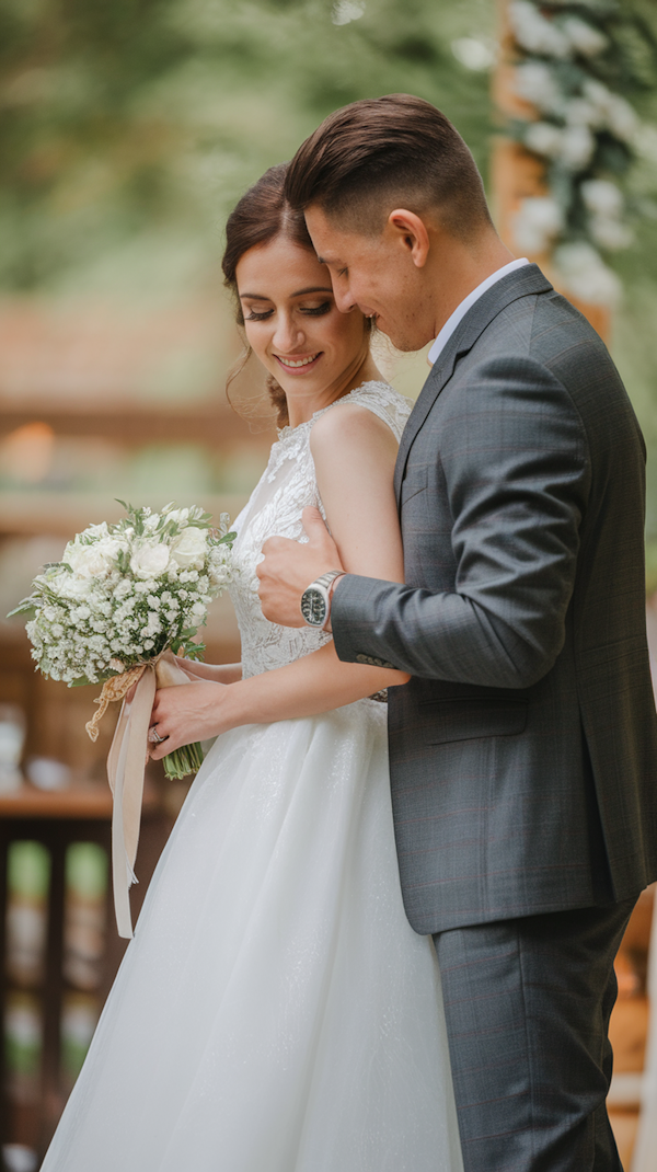 Serene Wedding Day Moment