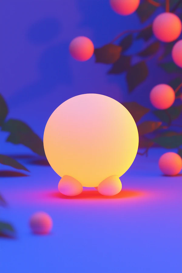 Glowing Sphere Art