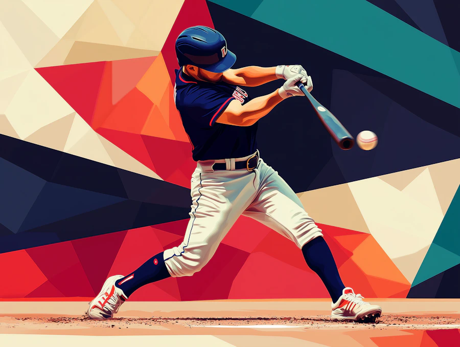 Baseball Swing Art