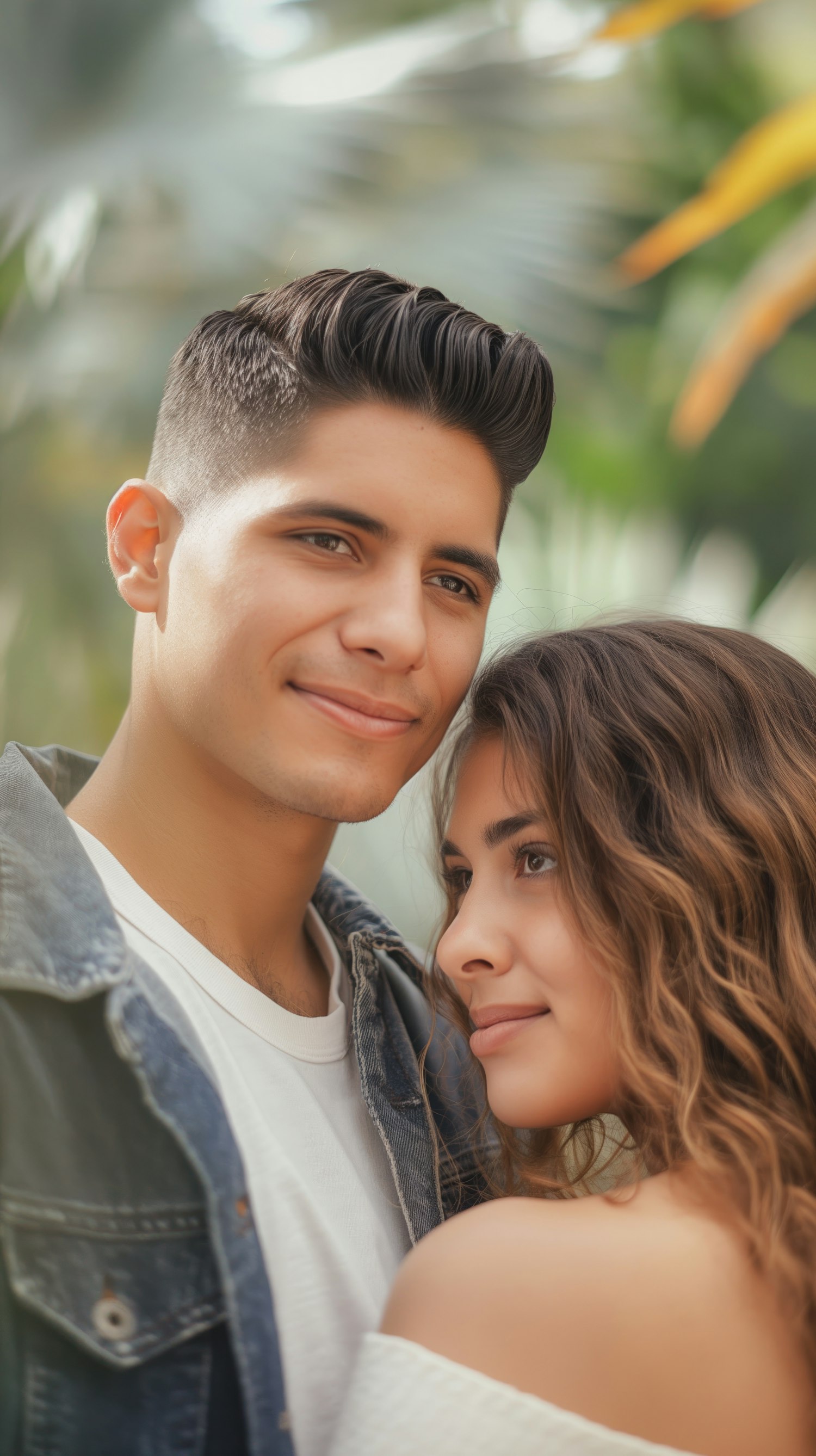 Close-up of Affectionate Couple